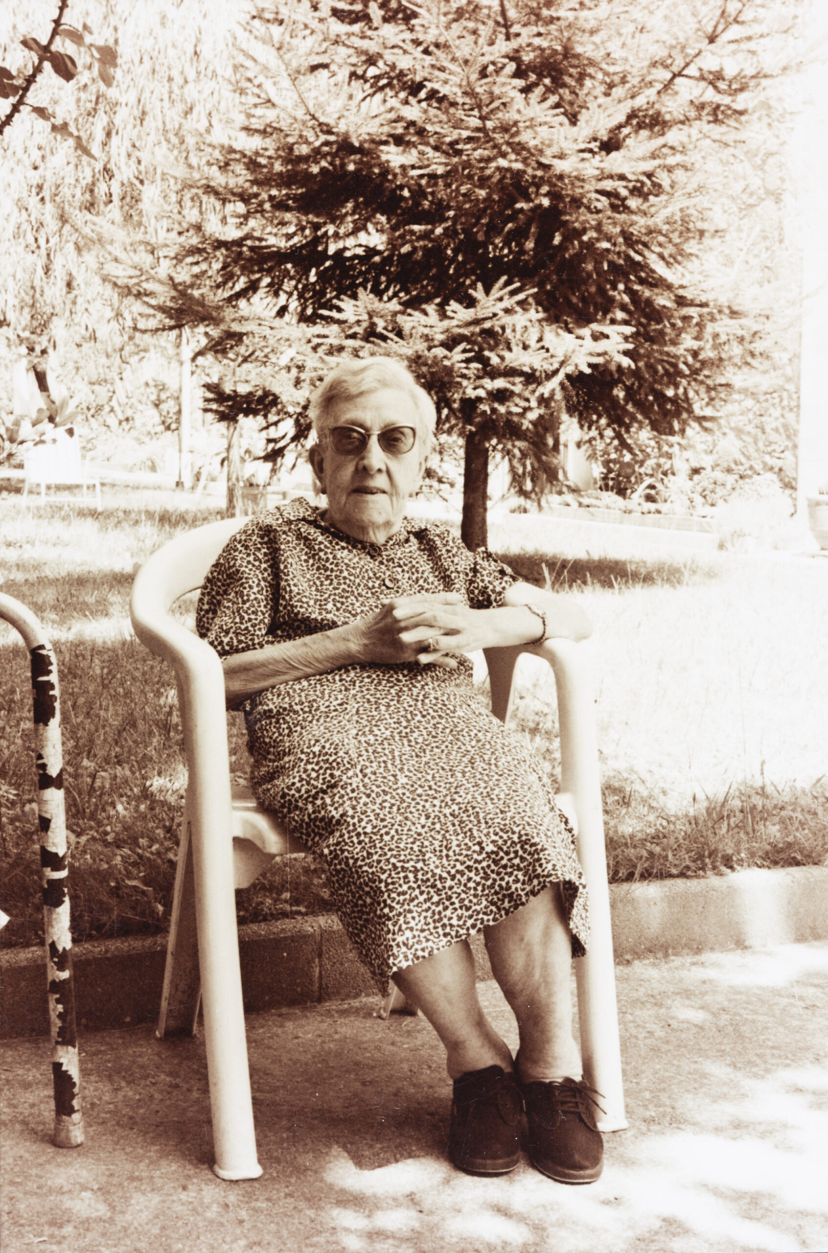 Dolors Illa i Corretger, Residència La Caritat d'Olot, 12 d'agost del 1993. Dana Carrillo. Arxiu del GRFG.
