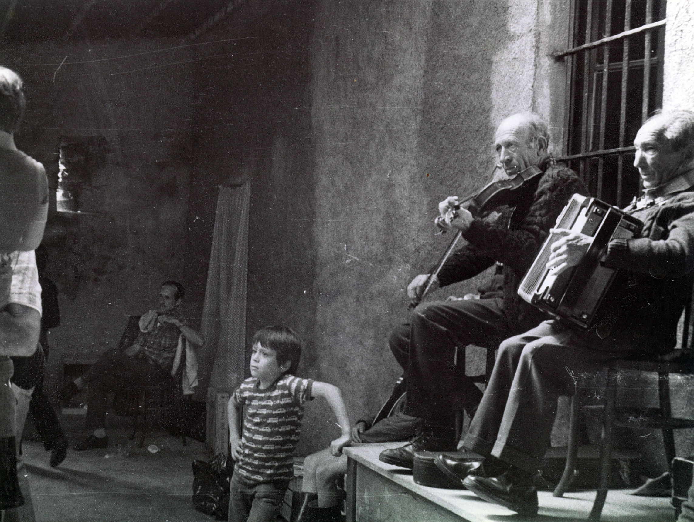 Peret Blanc de Beget i Fonso de Lliurona (Arxiu del Grup de Recerca Folklòrica de la Garrotxa - Fons familiar Miquela Sala).