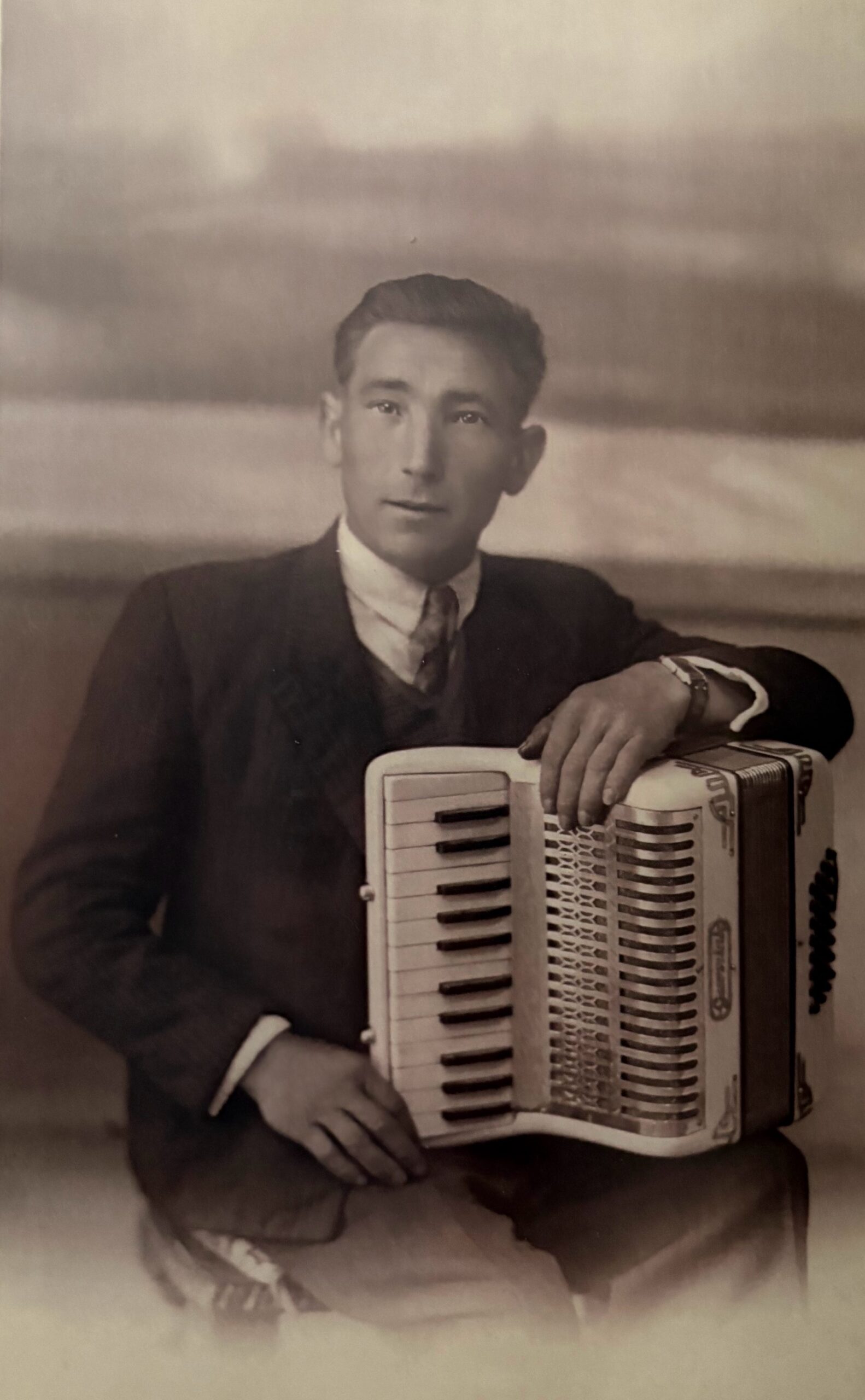 Alfons Faig, en una imatge de joventut (Fons família Renart Quintana)